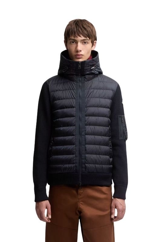 Quilted Zip - Up Cardigan - Camden Drip