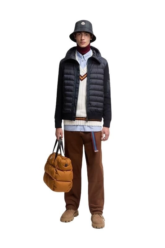 Quilted Zip - Up Cardigan - Camden Drip